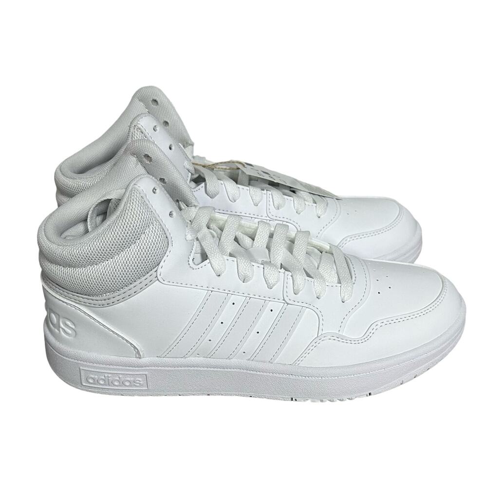 Adidas Hoops 3.0 Mid White Women's Size 7.5 Sneakers Classic Shoes GW5457 New